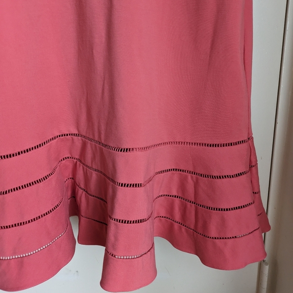 Adelyn Rae 2X Pink Coral Fit & Flare Summer Dress Plus Size - Picture 8 of 14